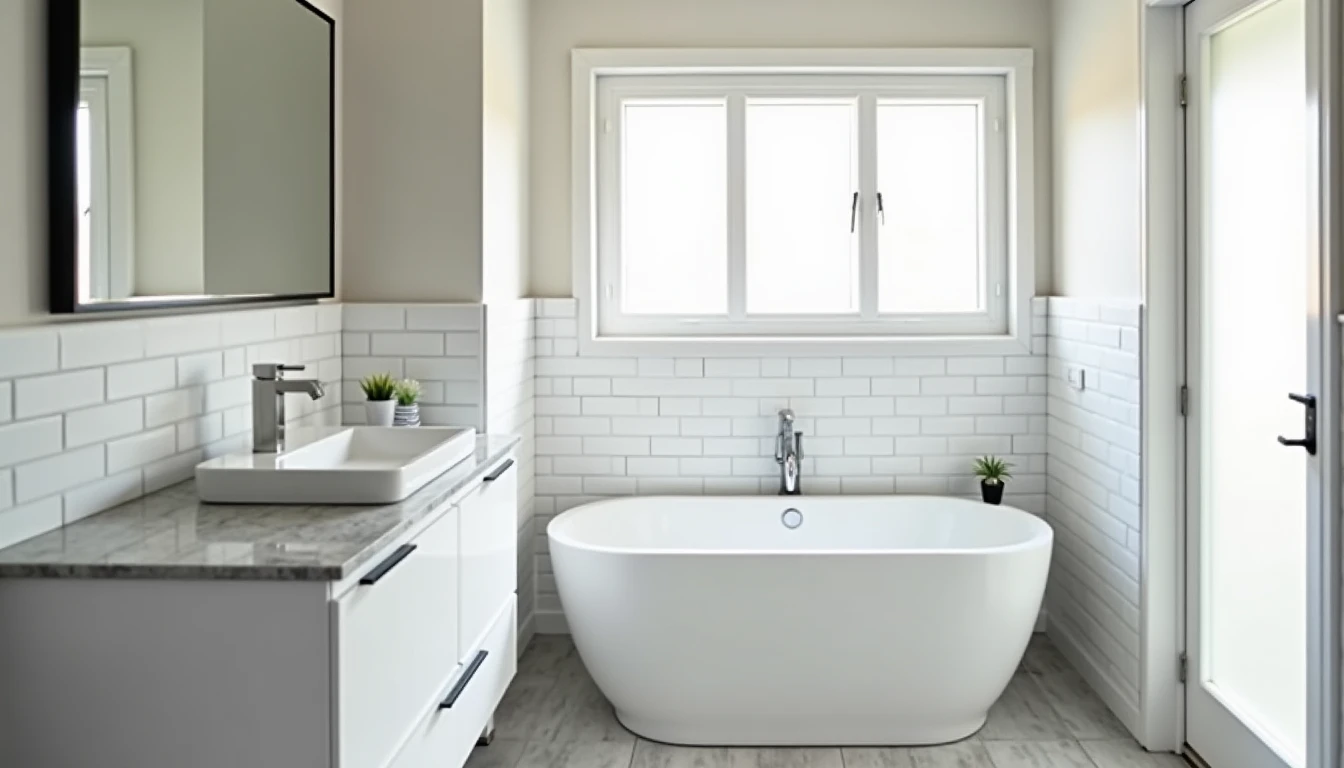 Rénovation salle de bains prix : économiser jusqu'à 40%